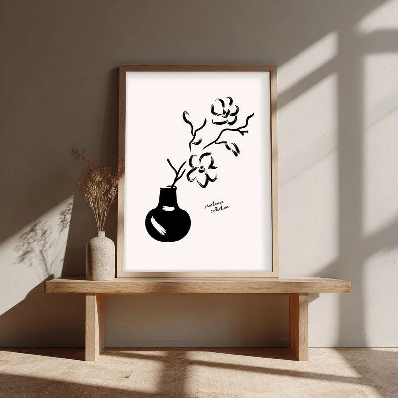 Essence Canvas Wall Painting With Brown Frame media 4