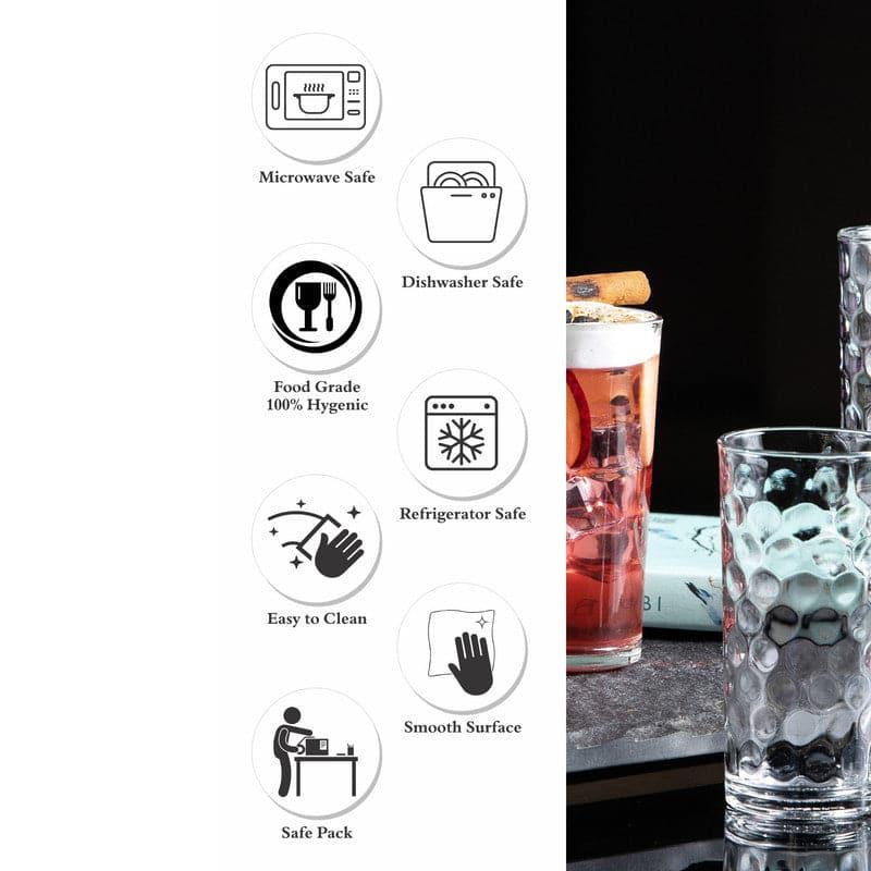 Isadora Glass Tumbler (230 ML) - Set Of Six media 5