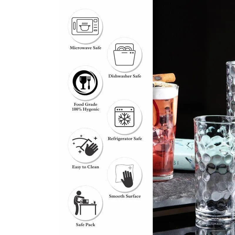 Isadora Glass Tumbler (230 ML) - Set Of Six media 5