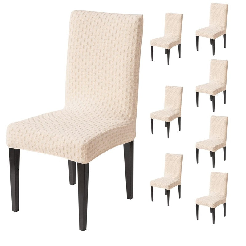 Nexo Neat Fit Chair Cover (Beige) - Set Of Eight media 5