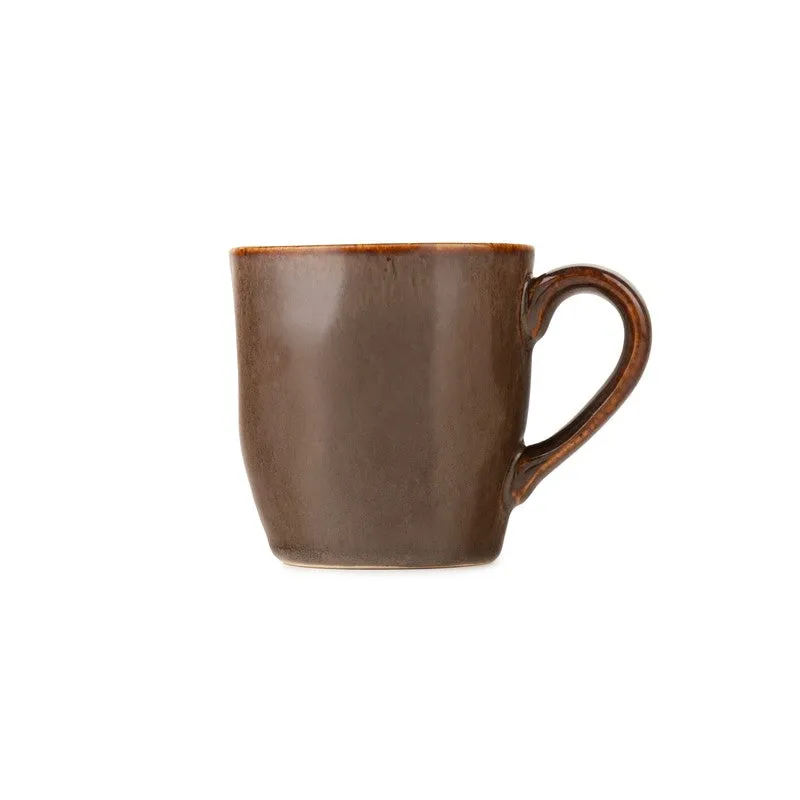 Elowen Porcelain Tea Cup (180 mL Each,Brown) - Set Of Six media 6