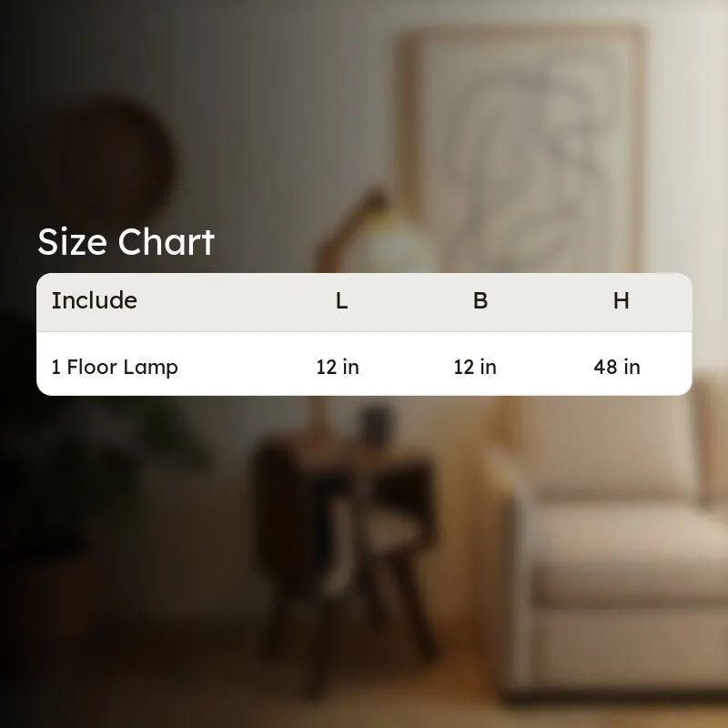 Echelon Shelf Wooden Floor Lamp With Jute Shade media 10