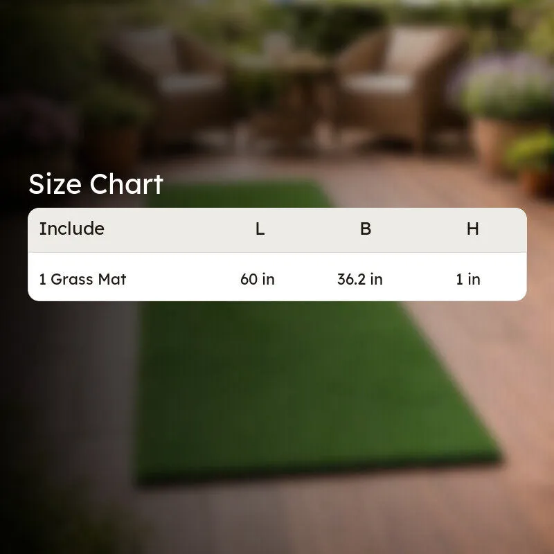 Garden Deck Artificial Grass Mat media 8