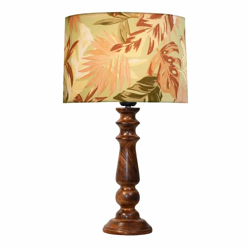 FoliageCraft Wooden Table Lamp media 5