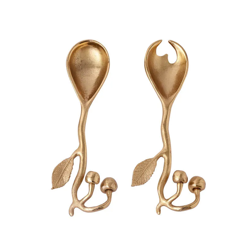 Cherry Vine Accent Bowl - Gold media 4