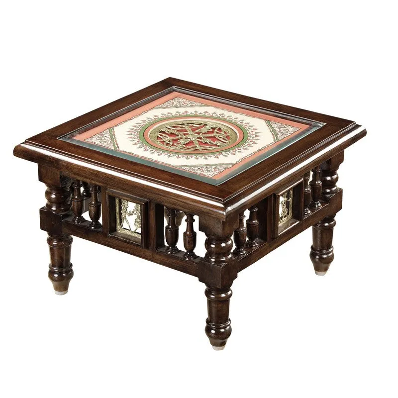 Mana Teak Wood Side Table media 3