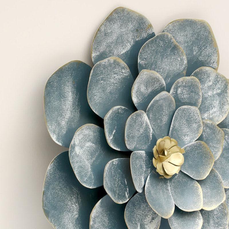 Daisy Bloom Metal Wall Accent- Grey media 4
