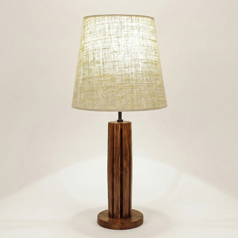 Neutral Nest Wooden Table Lamp media 4