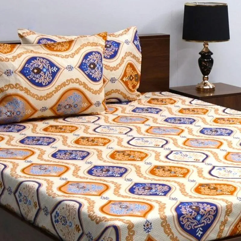 Oviya Ethnic Microfiber Bedsheet - 110 GSM media 4