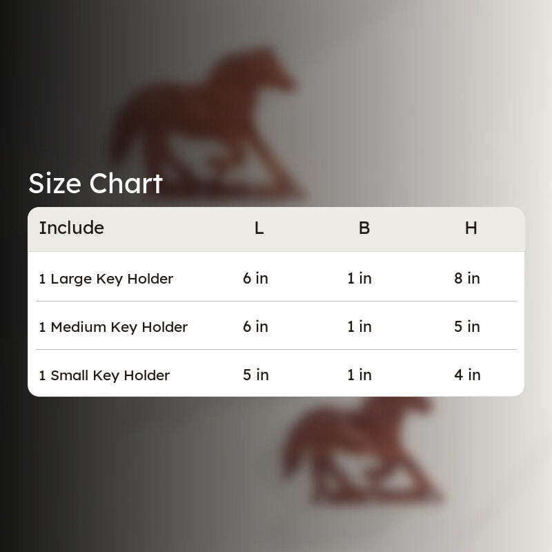 Horse Max Key Holder - Set Of Three media 10