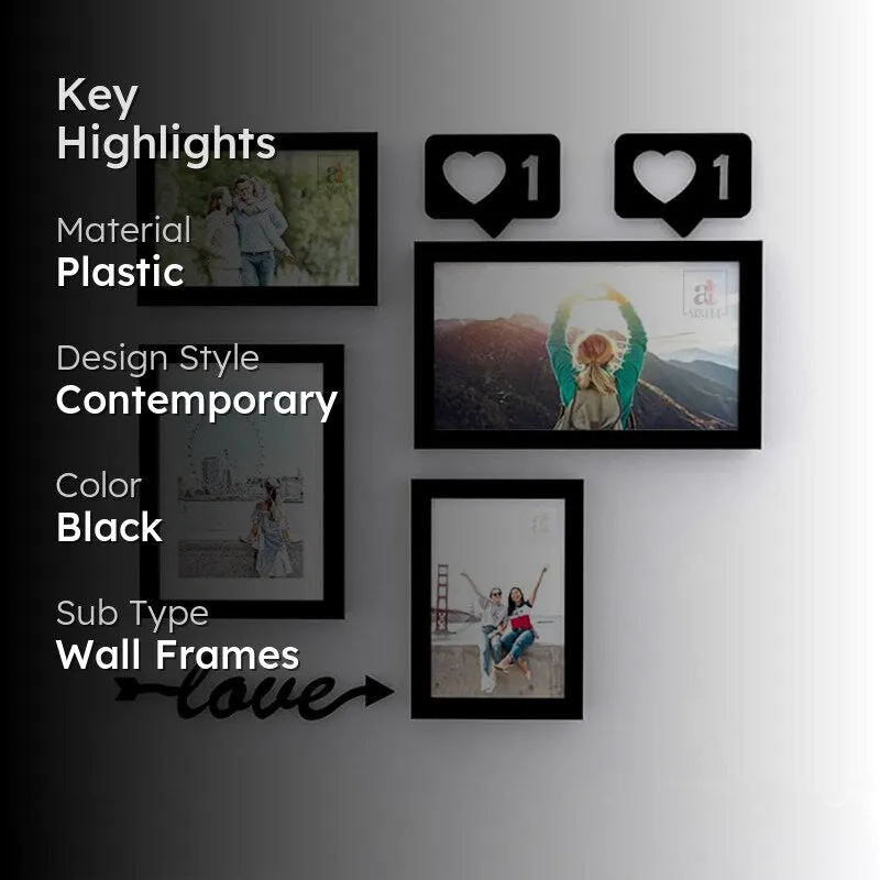 Cupids Canvas Plastic Photo Frame - Set Of Seven media 2