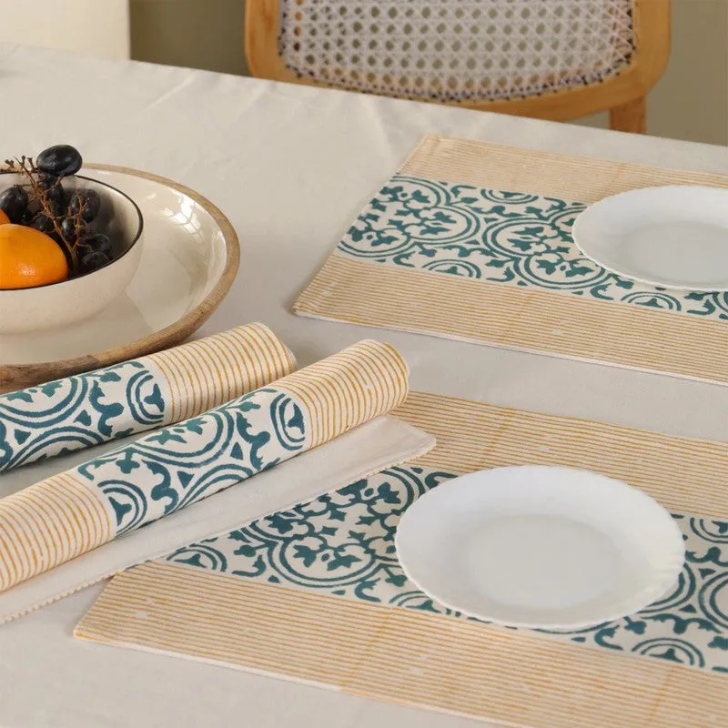 Ethnic Aura Canvas Table Mats - Set Of Six media 6