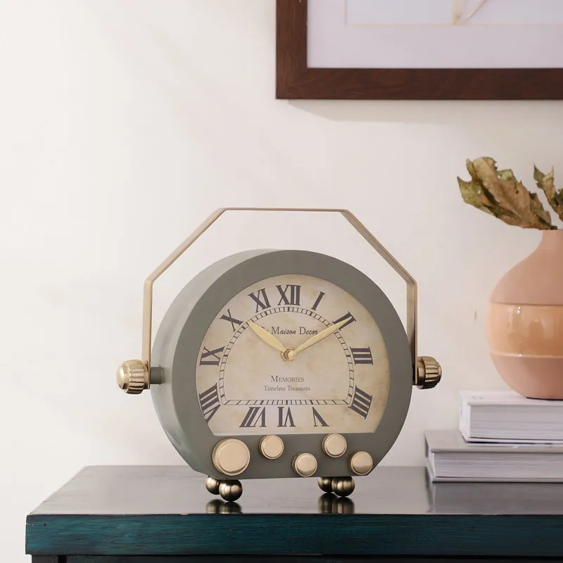 Cosie Table Clock - Grey media 3