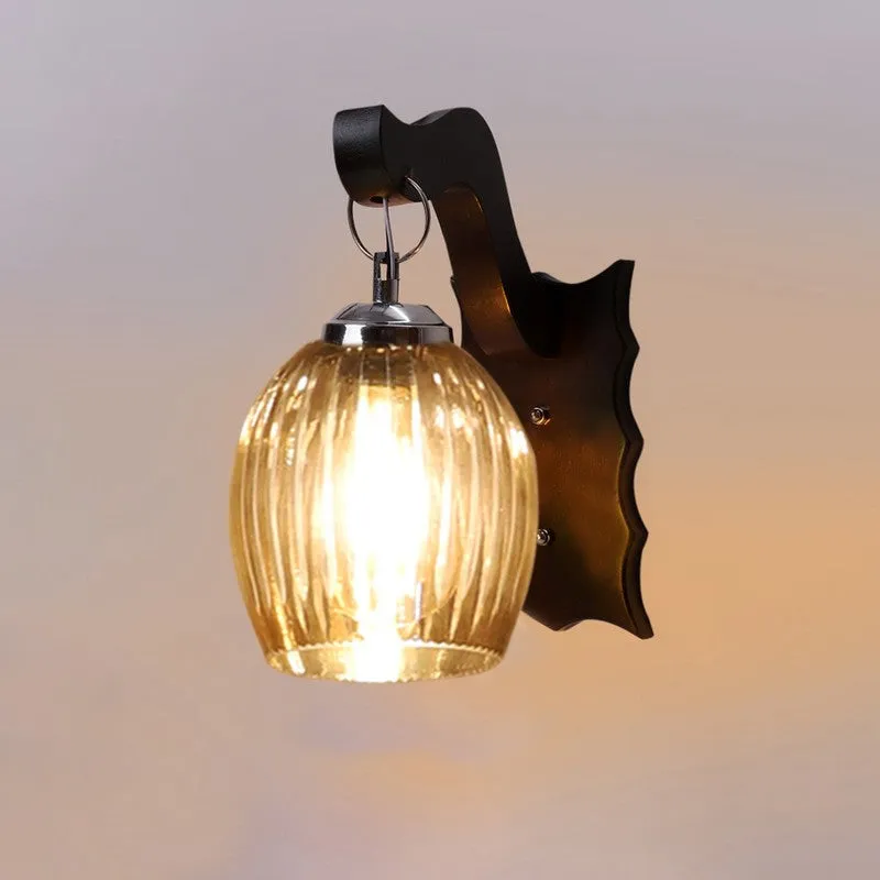 Vintage Glow Arched Glass Wall Lamp media 7