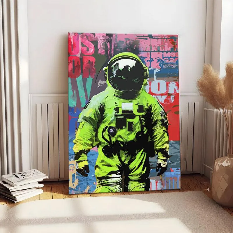 Neon Astro Wall Painting media 2