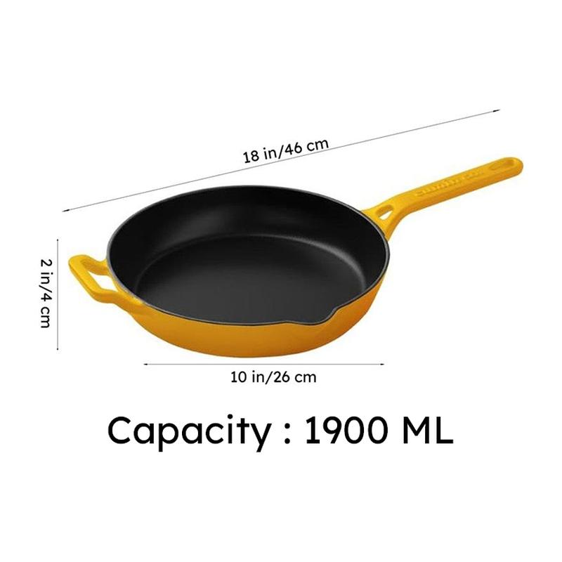 Cumin Co Enamel  Cast Iron Frying Pan - 1900 mL media 11