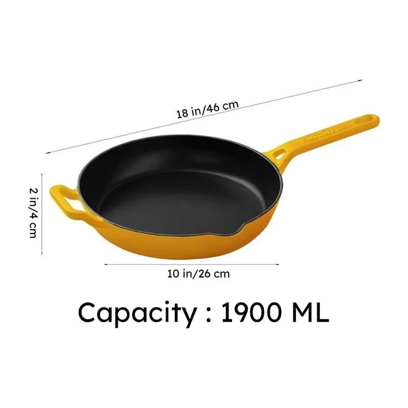 Cumin Co Enamel  Cast Iron Frying Pan - 1900 mL media 11