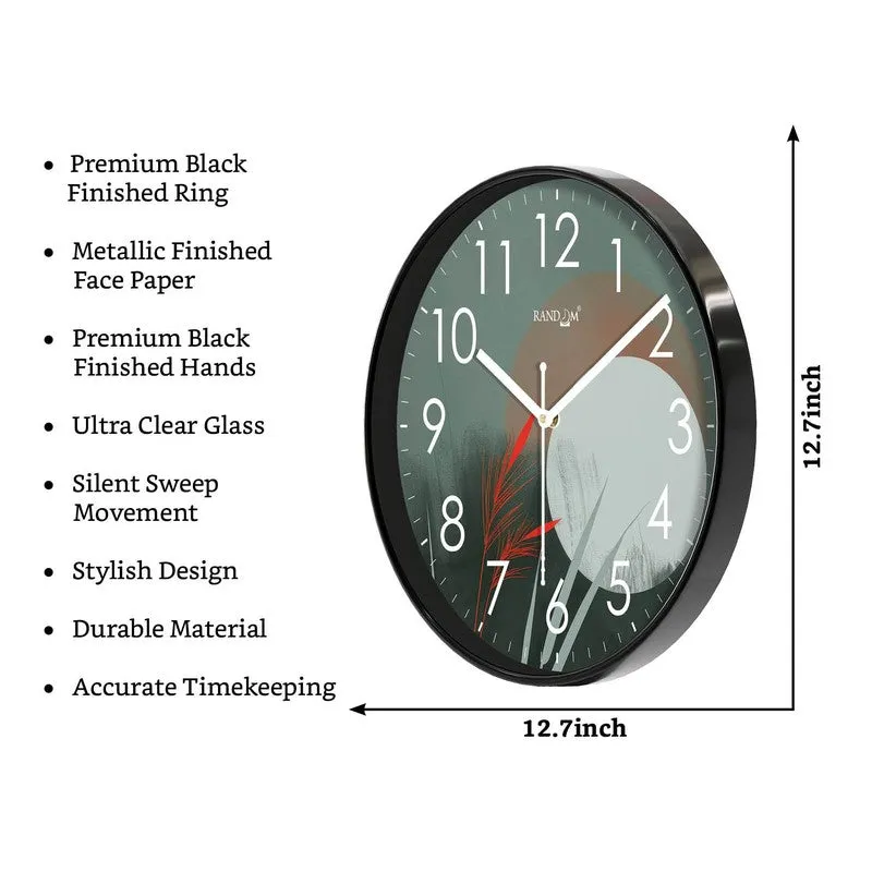 Nightfall Round Analog Wall Clock - Multicolor media 8