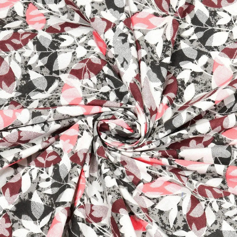Rangix Cotton Bedsheet (Grey,Pink) - 240 TC media 6