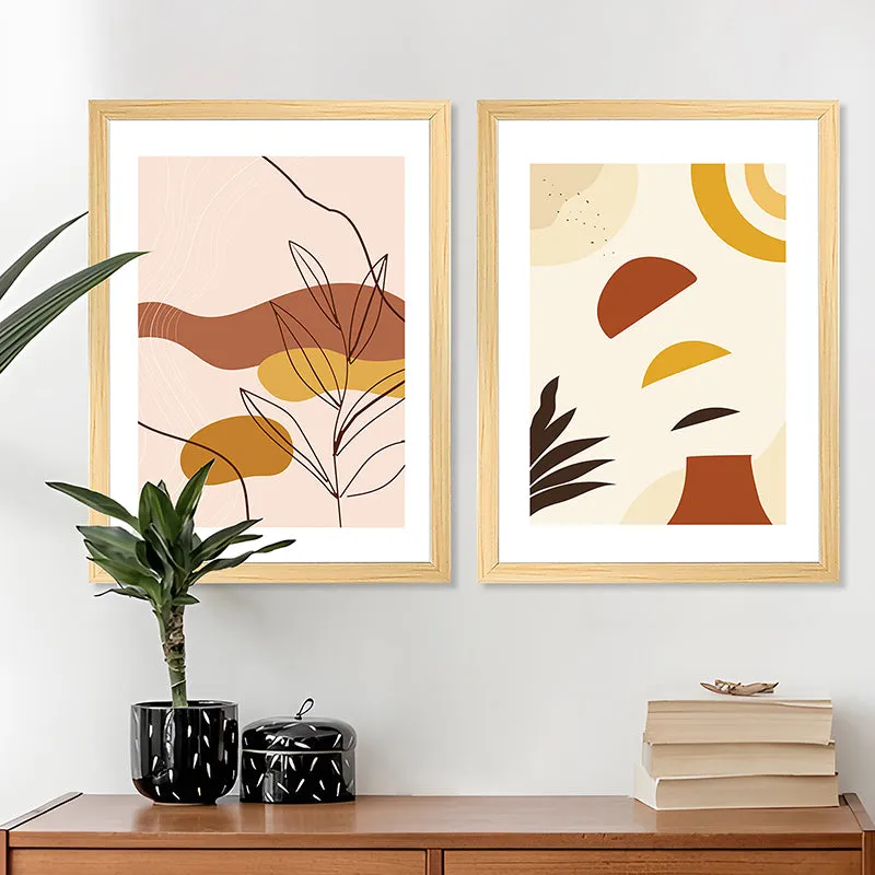 Autumn Vibrance Wall Art With Frame - Set Of Two media 4