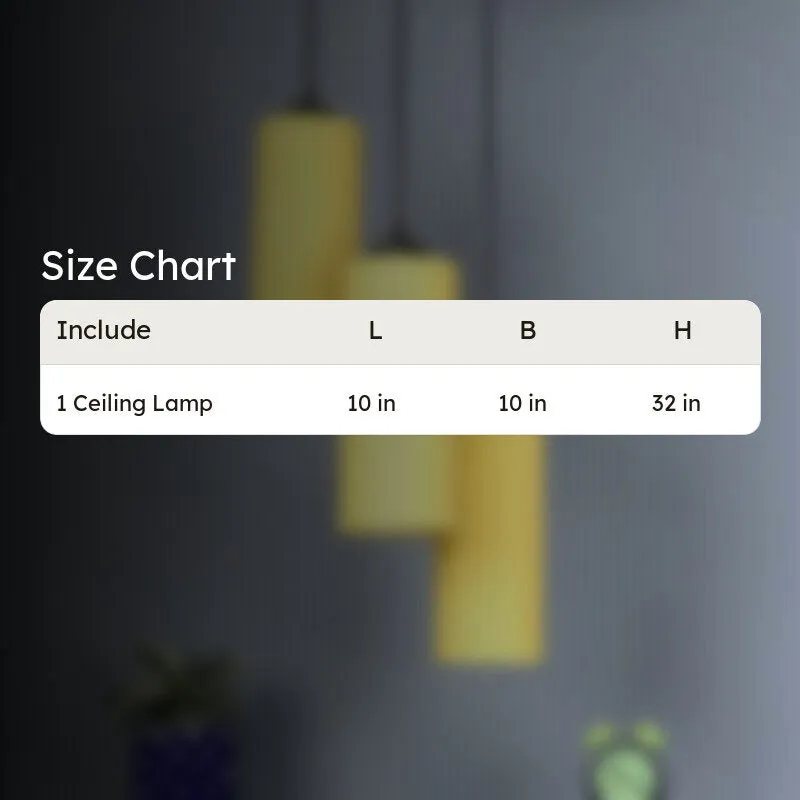 Glowspire Triple Metal Ceiling Lamp - Yellow media 9