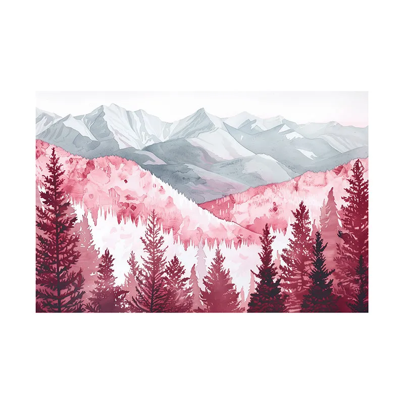 Pink Aura Wall Painting media 3