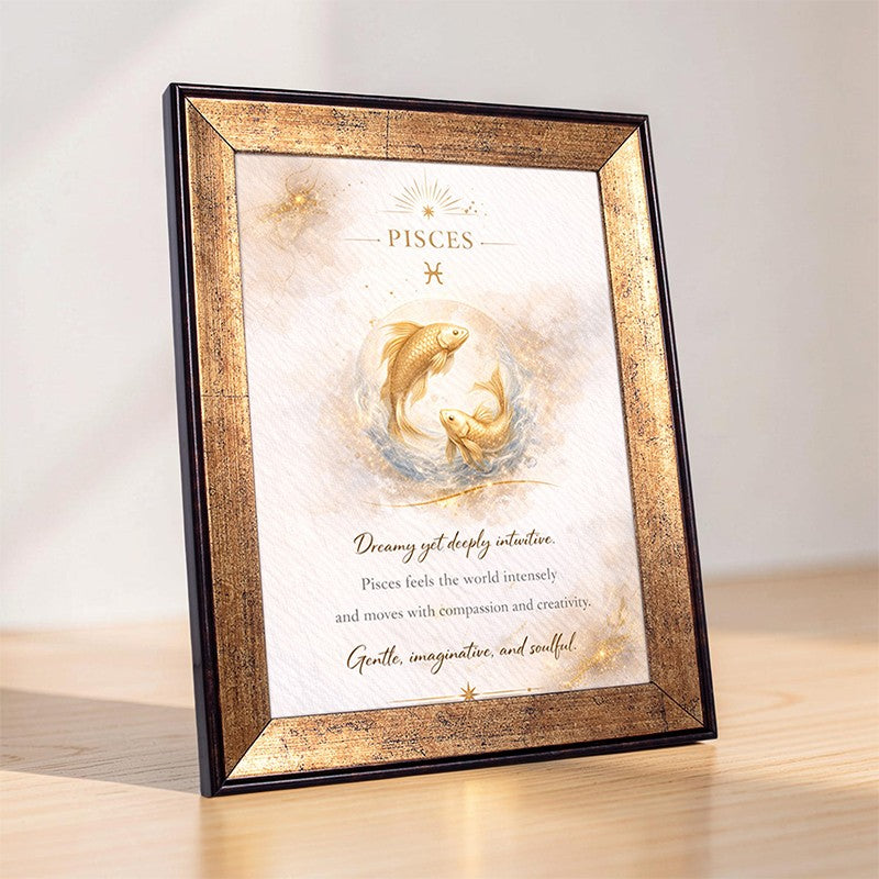 Pisces Zodiac Photo Frame media 6