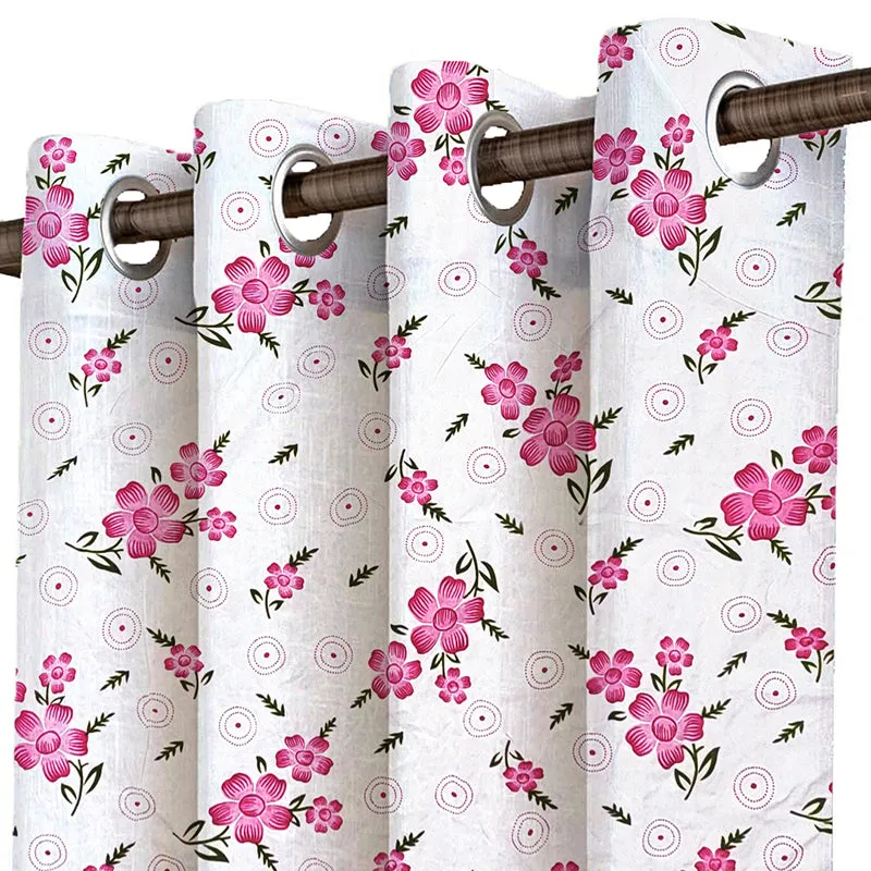 Eleonora Floral Cotton Curtain media 5