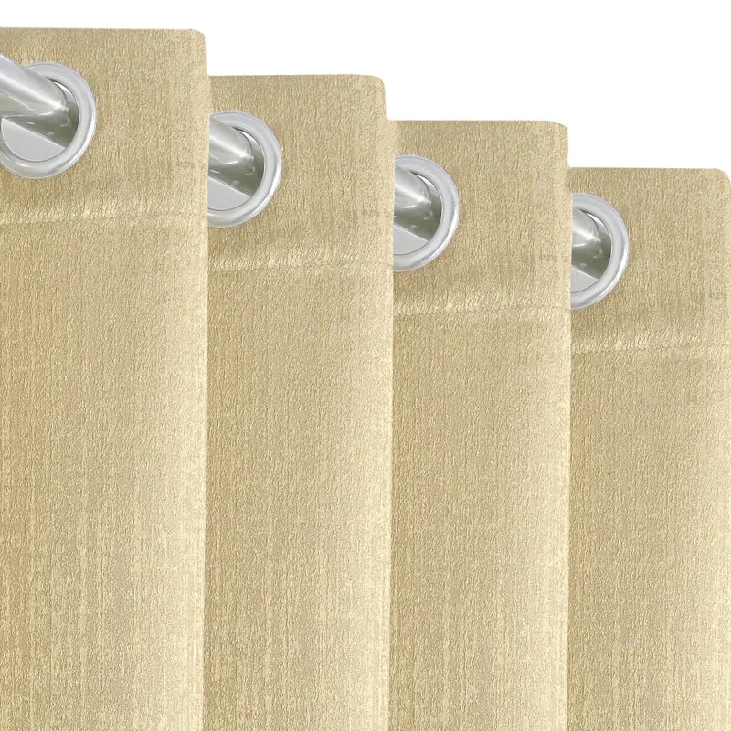 Saral Home Auriel Blackout Curtain (Beige) - Set Of Two media 3
