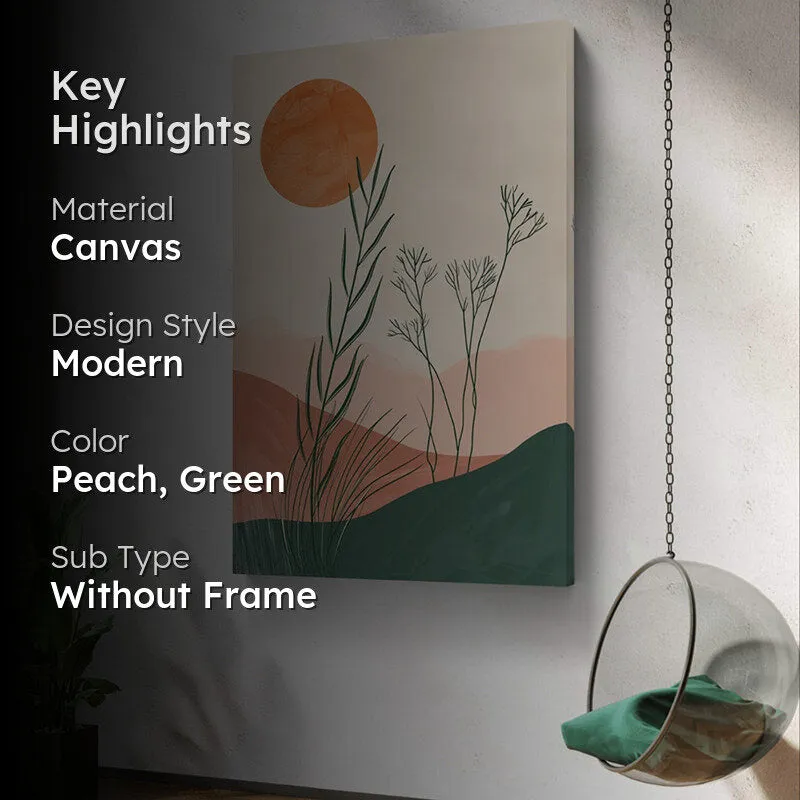 Wispy Meadow Wall Painting media 2
