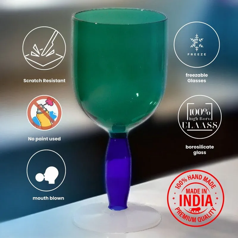 Ocean Breeze Goblet Glasses(280 mL) - Set Of Two media 5
