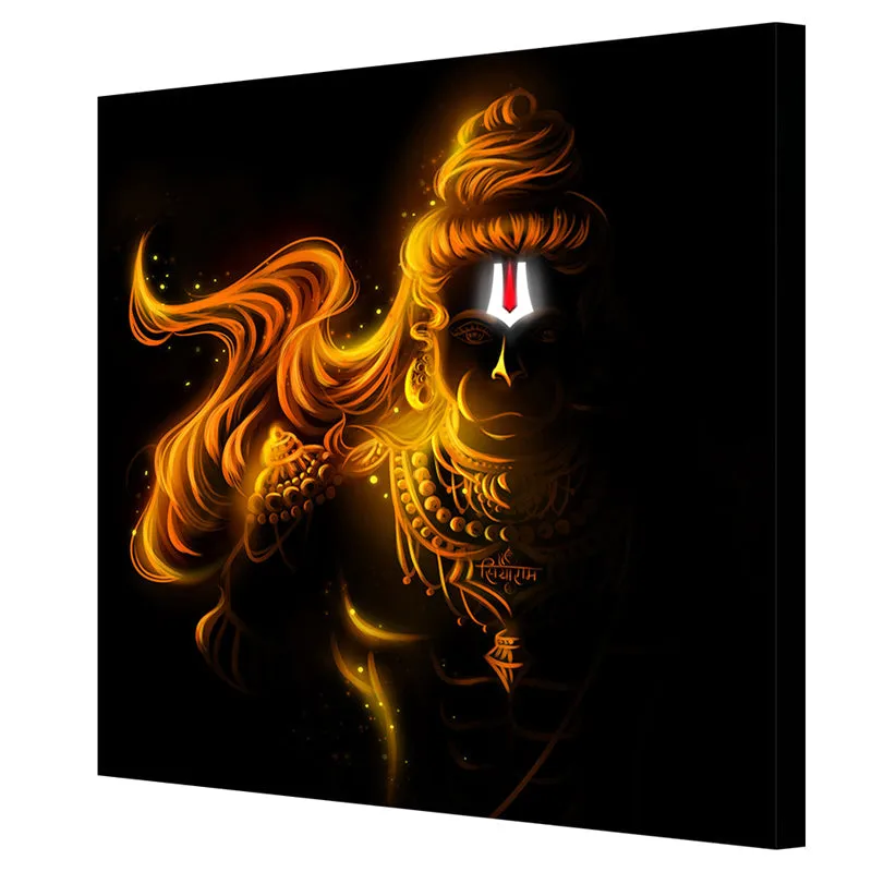 Hanuman Ram Dhoota Wall Painting media 5