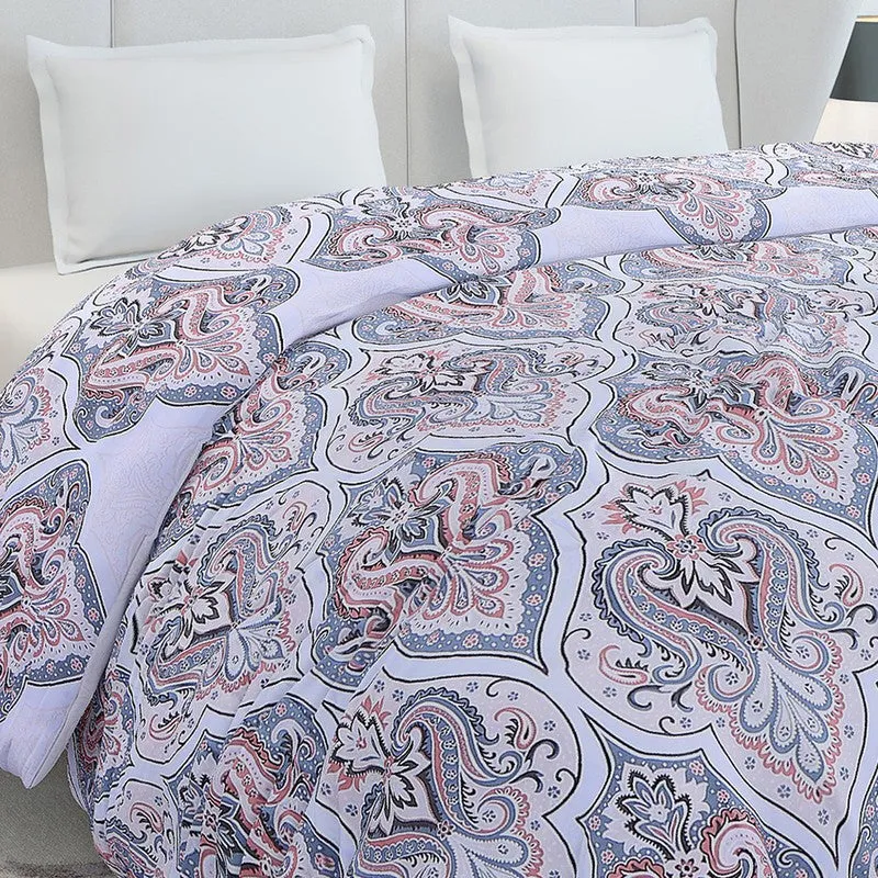 Monte Carlo Springtide Ethnic Motif Polyester Duvet Covers (Multicolor) - 210 GSM media 5