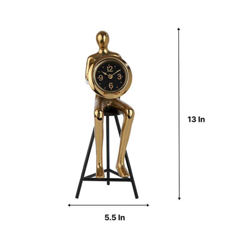 Character Table Clock - Gold media 8