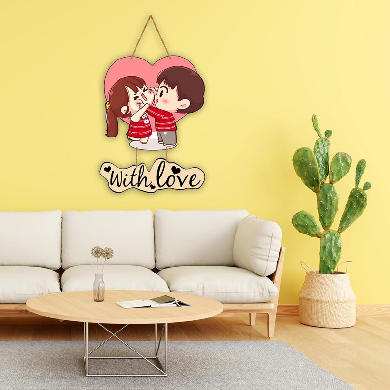 Couple With Love I Polyester & MDF Wall Hanging