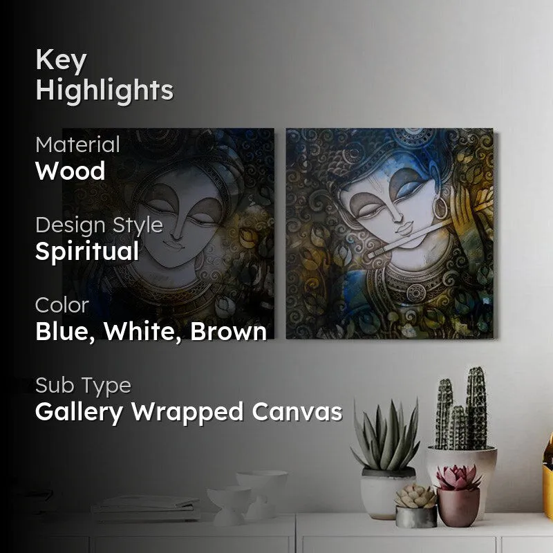 Radhe Krishna Wall Art media 2