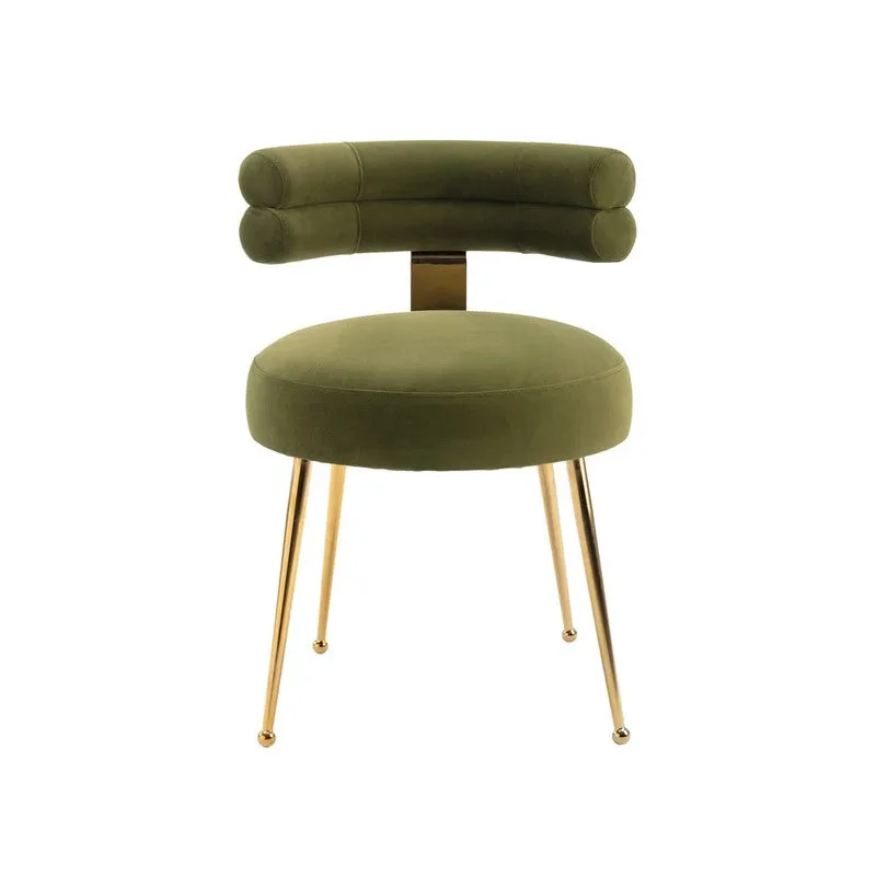Velmora Metal Accent Chair - Green media 3