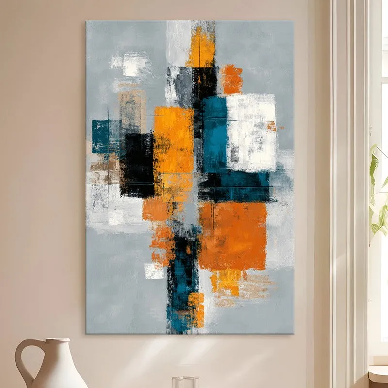 Intersect Form Abstract Canvas Wall Art media 4