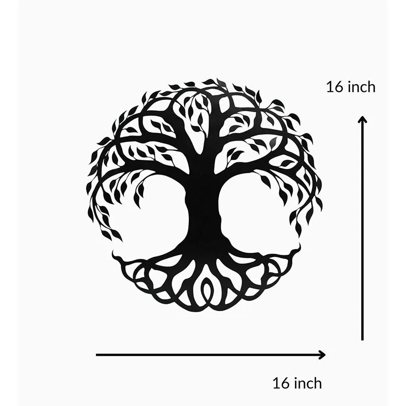Tree Of Peace Black Iron Wall Accent media 5