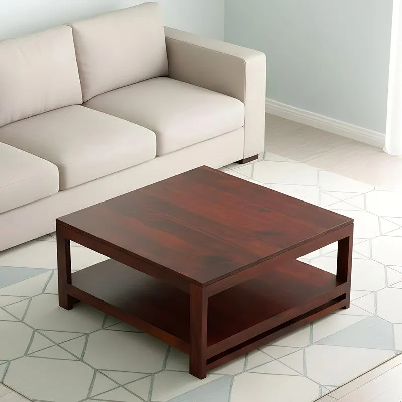 Erixon Sheesham Wooden Center Table - Deep Brown media 3