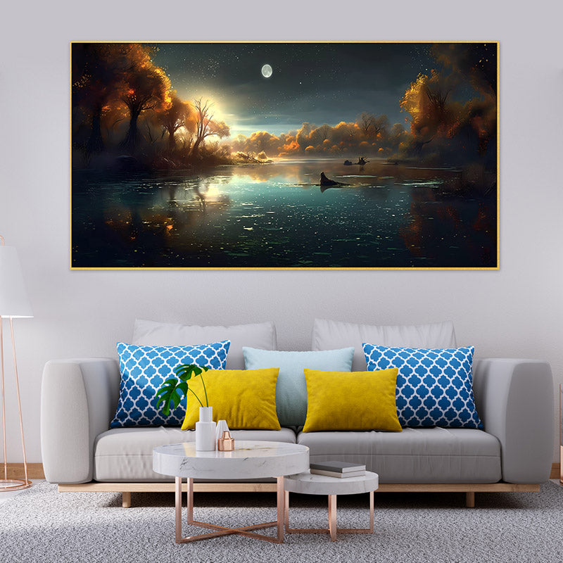 Windara Lake Canvas Wall Painting