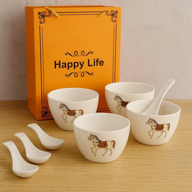 Comfort Serve Ceramic Soup Bowls (500 mL Each) - Eight Piece Set media 4