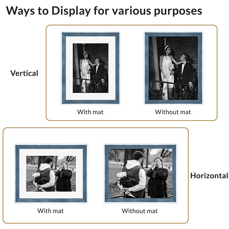 Treega Nuvo Photo Frame (Blue) - Set Of Four media 4