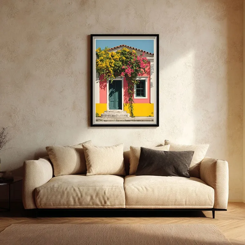 Calira Canvas Wall Painting With Black Frame media 1