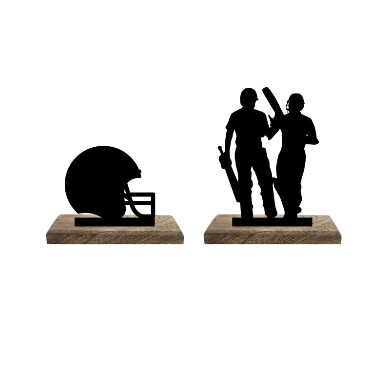 Cricket Duo III Showpiece - Set Of Two media 4