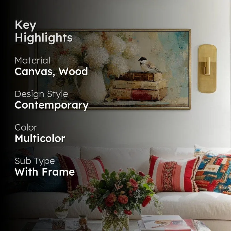 Serenity Canvas Wall Painting With Frame media 2
