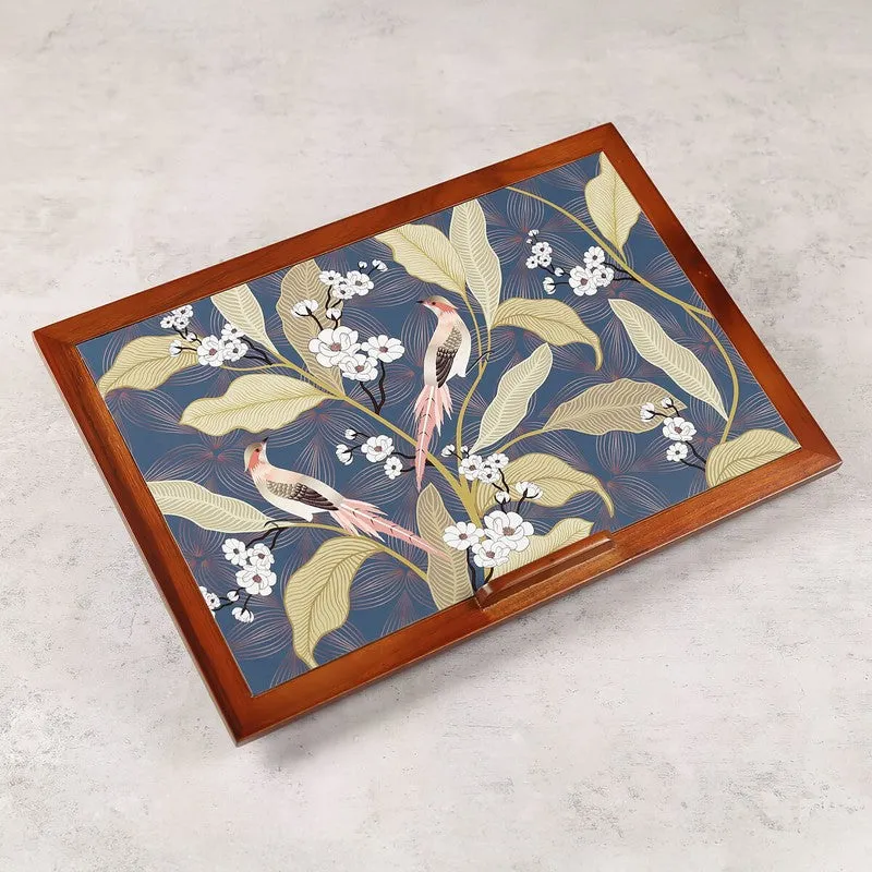 India Circus Teak Wood Paradise Laptop Table media 4