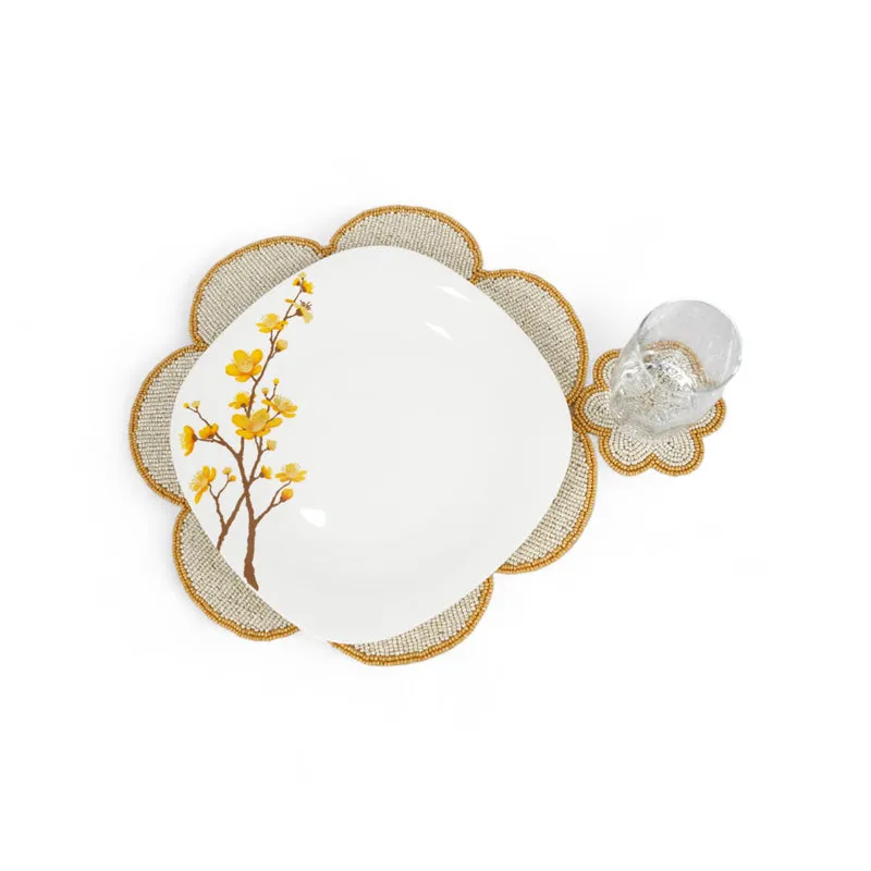 Fiora Beaded Table Mat - Set Of Two media 3