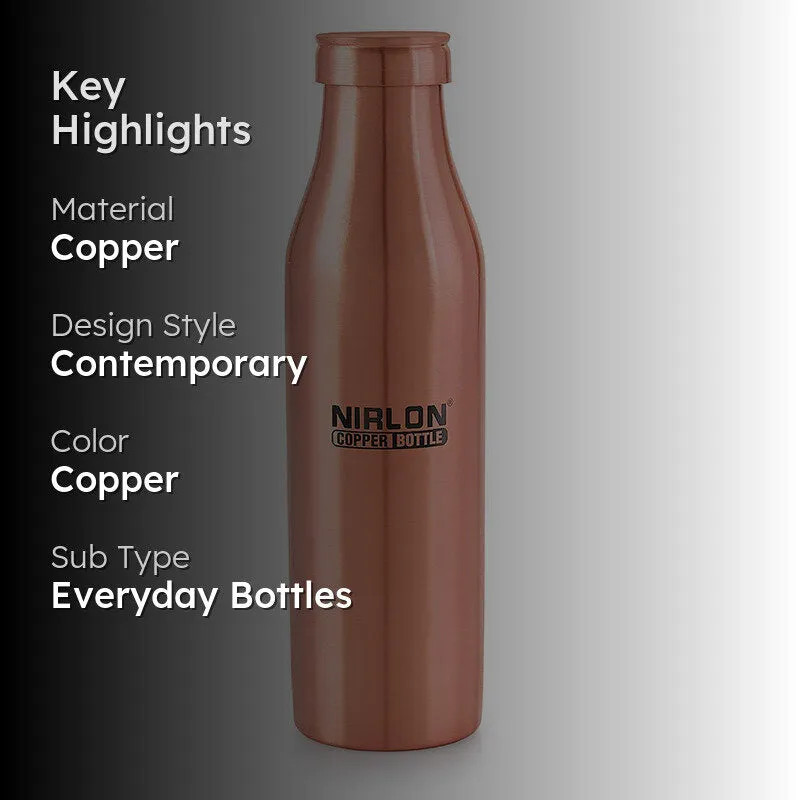 Sylviane Copper Water Bottle - 1000 mL media 2