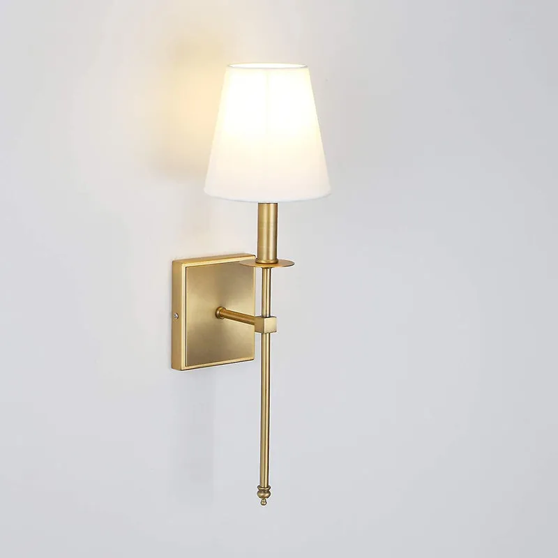 Venta Linen & Metal Wall Lamp media 3